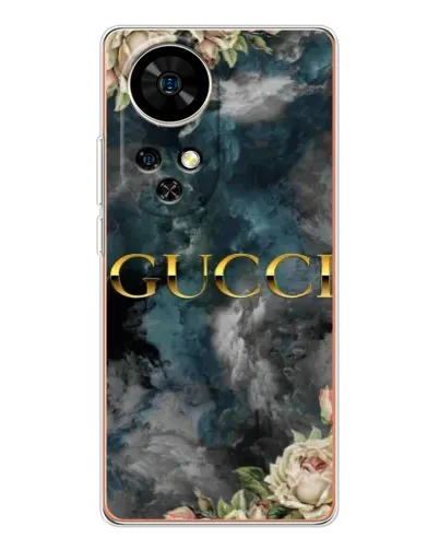 Чехол для Ulefone Note 17 Pro с картинкой «Абстрактные цветы Gucci» Чехол для Ulefone Note 17 Pro с картинкой «Абстрактные цветы Gucci»