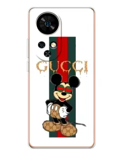 Чехол для Ulefone Note 17 Pro с картинкой «Микки Маус Gucci — полосы» Чехол для Ulefone Note 17 Pro с картинкой «Микки Маус Gucci — полосы»