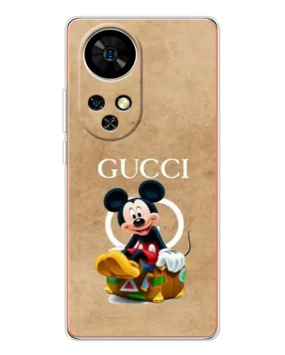 Чехол для Ulefone Note 17 Pro с картинкой «Микки Маус Gucci — крафт» Чехол для Ulefone Note 17 Pro с картинкой «Микки Маус Gucci — крафт»