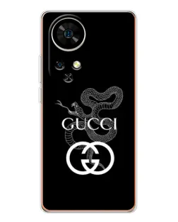 Чехол для Ulefone Note 17 Pro с картинкой «Gucci — серебряная змея» Чехол для Ulefone Note 17 Pro с картинкой «Gucci — серебряная змея»