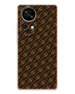 Чехол для Ulefone Note 17 Pro с картинкой «Gucci — золотые диагонали» Чехол для Ulefone Note 17 Pro с картинкой «Gucci — золотые диагонали»