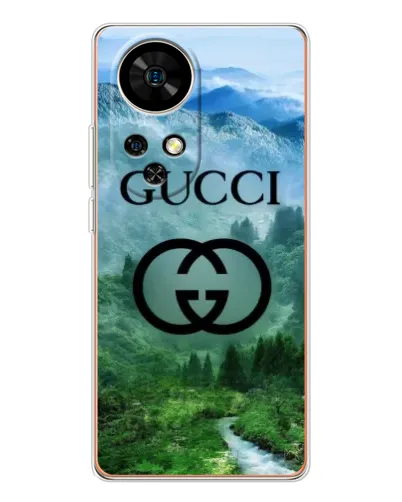 Чехол для Ulefone Note 17 Pro с картинкой «Gucci — горный пейзаж» Чехол для Ulefone Note 17 Pro с картинкой «Gucci — горный пейзаж»