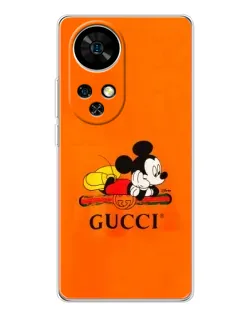 Чехол для Ulefone Note 17 Pro с картинкой «Микки Маус Gucci — оранж» Чехол для Ulefone Note 17 Pro с картинкой «Микки Маус Gucci — оранж»