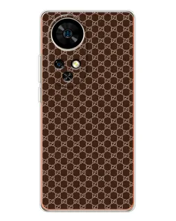 Чехол для Ulefone Note 17 Pro с картинкой «Gucci — шоколадная сетка» Чехол для Ulefone Note 17 Pro с картинкой «Gucci — шоколадная сетка»