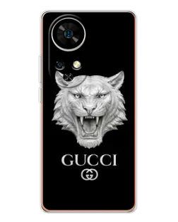 Чехол для Ulefone Note 17 Pro с картинкой «Gucci — серебряный лев» Чехол для Ulefone Note 17 Pro с картинкой «Gucci — серебряный лев»