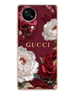 Чехол для Ulefone Note 17 Pro с картинкой «Gucci — бордовые розы» Чехол для Ulefone Note 17 Pro с картинкой «Gucci — бордовые розы»