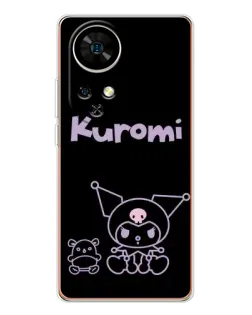 Чехол для Ulefone Note 17 Pro с картинкой «Kuromi — черный минимализм» Чехол для Ulefone Note 17 Pro с картинкой «Kuromi — черный минимализм»