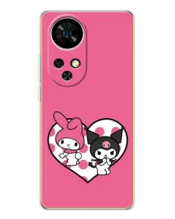 Чехол для Ulefone Note 17 Pro с картинкой «Kuromi и My Melody» Чехол для Ulefone Note 17 Pro с картинкой «Kuromi и My Melody»