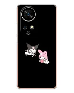 Чехол для Ulefone Note 17 Pro с картинкой «My Melody и Kuromi» Чехол для Ulefone Note 17 Pro с картинкой «My Melody и Kuromi»