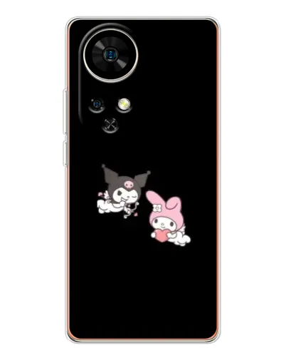 Чехол для Ulefone Note 17 Pro с картинкой «My Melody и Kuromi» Чехол для Ulefone Note 17 Pro с картинкой «My Melody и Kuromi»
