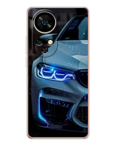 Чехол для Ulefone Note 17 Pro с картинкой «Взгляд BMW с синими фарами» Чехол для Ulefone Note 17 Pro с картинкой «Взгляд BMW с синими фарами»