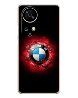 Чехол для Ulefone Note 17 Pro с картинкой «Логотип BMW — вспышка»