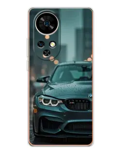 Чехол для Ulefone Note 17 Pro с картинкой «BMW в огнях города»