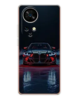 Чехол для Ulefone Note 17 Pro с картинкой «BMW на мокрой дороге»