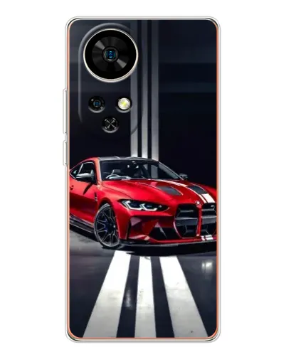 Чехол для Ulefone Note 17 Pro с картинкой «Красная BMW на дороге» Чехол для Ulefone Note 17 Pro с картинкой «Красная BMW на дороге»