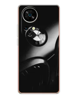 Чехол для Ulefone Note 17 Pro с картинкой «Эмблема BMW — макро»