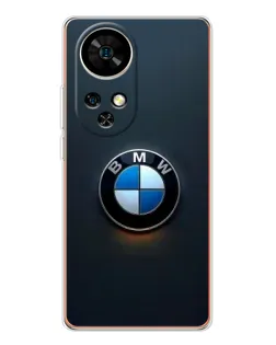 Чехол для Ulefone Note 17 Pro с картинкой «Логотип BMW — минимализм»