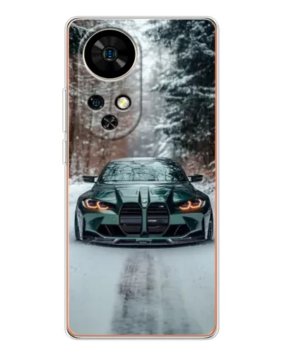 Чехол для Ulefone Note 17 Pro с картинкой «BMW в зимнем лесу» Чехол для Ulefone Note 17 Pro с картинкой «BMW в зимнем лесу»