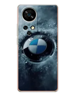Чохол для Ulefone Note 17 Pro з картинкою «Логотип BMW — лід»