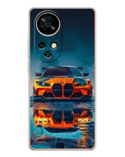 Чохол для Ulefone Note 17 Pro з картинкою «BMW — золота емблема»