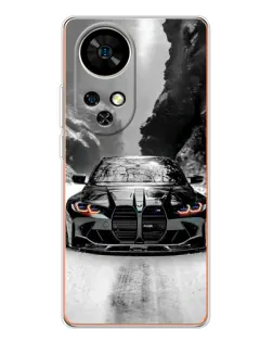 Чохол для Ulefone Note 17 Pro з картинкою «BMW — акварельний дрифт»