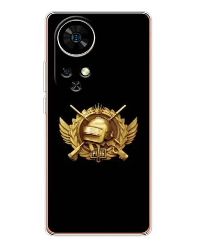 Чохол для Ulefone Note 17 Pro з картинкою «PUBG — помаранчевий градієнт»