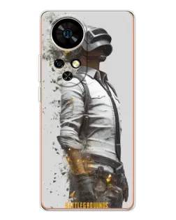 Чохол для Ulefone Note 17 Pro з картинкою «PUBG — боєць у пилу»