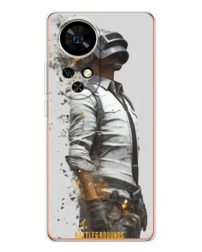 Чохол для Ulefone Note 17 Pro з картинкою «PUBG — боєць у пилу»