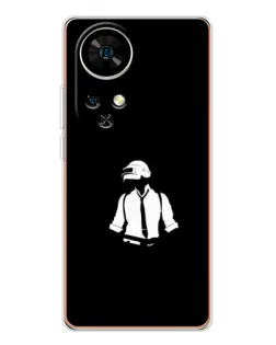 Чохол для Ulefone Note 17 Pro з картинкою «PUBG — білий шолом»