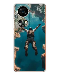 Чохол для Ulefone Note 17 Pro з картинкою «PUBG — вільне падіння»