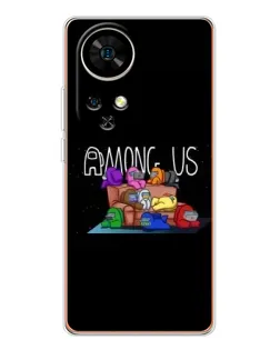 Чохол для Ulefone Note 17 Pro з картинкою «Логотип Among Us»