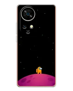 Чохол для Ulefone Note 17 Pro з картинкою «Самотній герой на планеті»