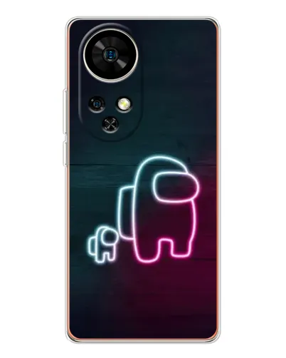 Чохол для Ulefone Note 17 Pro з картинкою «Among Us неон-арт» Чохол для Ulefone Note 17 Pro з картинкою «Among Us неон-арт»
