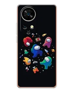 Чохол для Ulefone Note 17 Pro з картинкою «Among Us космос»