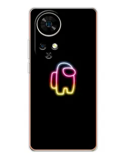 Чохол для Ulefone Note 17 Pro з картинкою «Among Us градієнт»
