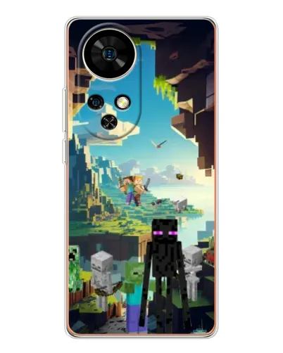 Чохол для Ulefone Note 17 Pro з картинкою «Ендермен у лісі» Чохол для Ulefone Note 17 Pro з картинкою «Ендермен у лісі»