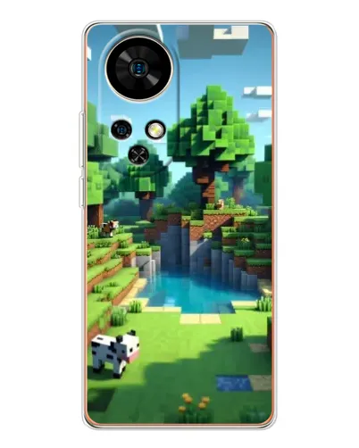 Чохол для Ulefone Note 17 Pro з картинкою «Minecraft літній день» Чохол для Ulefone Note 17 Pro з картинкою «Minecraft літній день»