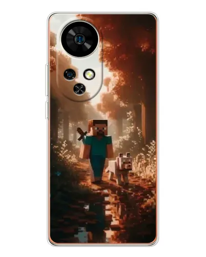 Чохол для Ulefone Note 17 Pro з картинкою «Стів у лісі» Чохол для Ulefone Note 17 Pro з картинкою «Стів у лісі»
