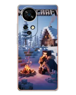 Чохол для Ulefone Note 17 Pro з картинкою «Зимовий Minecraft» Чохол для Ulefone Note 17 Pro з картинкою «Зимовий Minecraft»