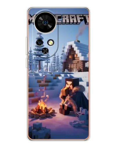 Чохол для Ulefone Note 17 Pro з картинкою «Зимовий Minecraft» Чохол для Ulefone Note 17 Pro з картинкою «Зимовий Minecraft»