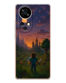 Чохол для Ulefone Note 17 Pro з картинкою «Стів біля вежі» Чохол для Ulefone Note 17 Pro з картинкою «Стів біля вежі»
