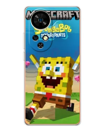 Чохол для Ulefone Note 17 Pro з картинкою «Губка Боб Minecraft» Чохол для Ulefone Note 17 Pro з картинкою «Губка Боб Minecraft»