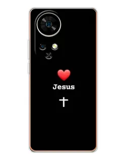 Чохол для Ulefone Note 17 Pro з картинкою «Серце - Jesus» Чохол для Ulefone Note 17 Pro з картинкою «Серце - Jesus»