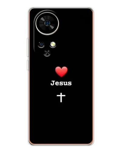 Чохол для Ulefone Note 17 Pro з картинкою «Серце - Jesus»