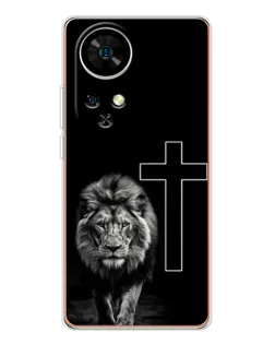 Чохол для Ulefone Note 17 Pro з картинкою «Лев та Хрест» Чохол для Ulefone Note 17 Pro з картинкою «Лев та Хрест»