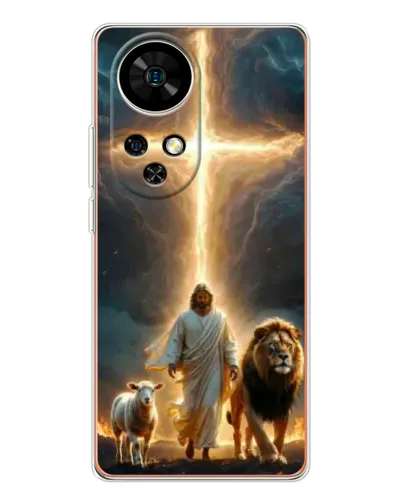 Чохол для Ulefone Note 17 Pro з картинкою «Лев Юди та Світло»