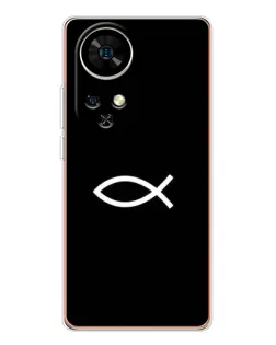 Чехол для Ulefone Note 17 Pro с картинкой «Символ рыбы Jesus»