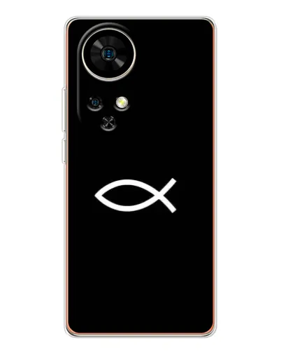 Чехол для Ulefone Note 17 Pro с картинкой «Символ рыбы Jesus» Чехол для Ulefone Note 17 Pro с картинкой «Символ рыбы Jesus»
