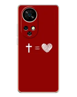 Чехол для Ulefone Note 17 Pro с картинкой «Уравнение любви»
