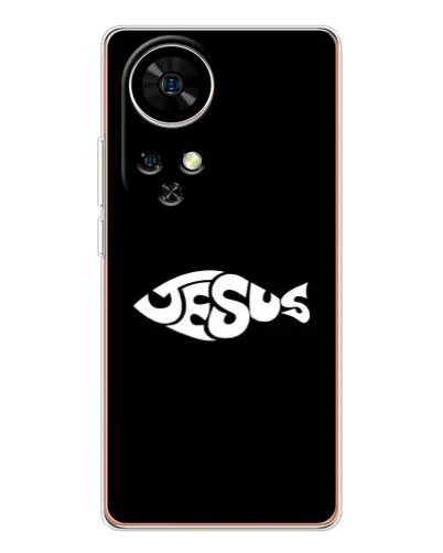 Чехол для Ulefone Note 17 Pro с картинкой «Рыба Jesus» Чехол для Ulefone Note 17 Pro с картинкой «Рыба Jesus»